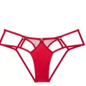 💋Victoria's Secret Bold Red Strappy Panty